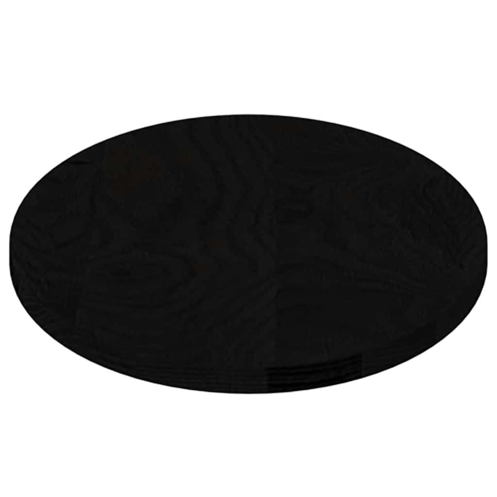 vidaXL Επιτραπέζια επιφάνεια Σκούρο Καφέ 80x40x2 εκ. Ξύλο Δρυός Οβάλ