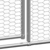 vidaXL Κοτέτσι - Κλουβί Εξωτ. Χώρου 2x4x2 μ. από Γαλβανισμένο Χάλυβα