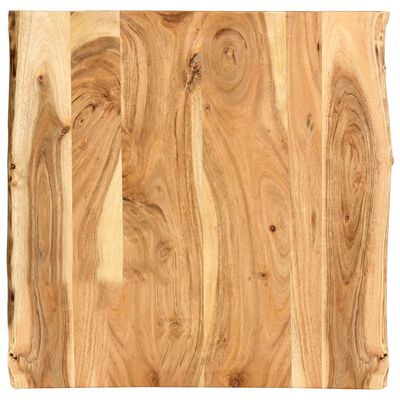 vidaXL Επιφάνεια Τραπεζιού 58 x (50-60) x 2,5 εκ. Μασίφ Ξύλο Ακακίας