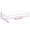 vidaXL Σετ Μαξιλαριών Πάγου 2 pcs Γκρι 100 x 40 x 8 εκ Ύφασμα Oxford
