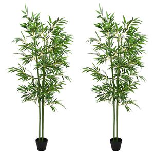 vidaXL &Tau;&epsilon;&chi;&nu;&eta;&tau;ό &Delta;έ&nu;&tau;&rho;&omicron; &Mu;&pi;&alpha;&mu;&pi;&omicron;ύ 2 &tau;&epsilon;&mu;. &Pi;&rho;ά&sigma;&iota;&nu;&omicron; 60 x 18 x 190 &epsilon;&kappa;