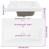 vidaXL Σετ Επίπλων Μπάνιου 3 pcs Μαύρη δρυς 60 x 38.5 x 45 cm