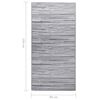vidaXL Χαλί εξωτερικού χώρου ARAKIL Γκρι 80x150 cm PP
