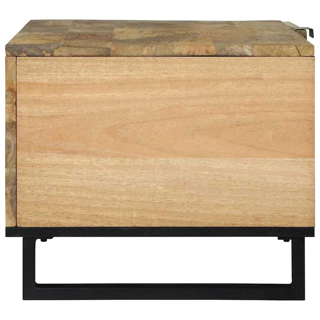 vidaXL Τραπεζάκι σαλονιού Καφέ 80 x 50 x 40 cm Μασίφ ξύλο μάνγκο