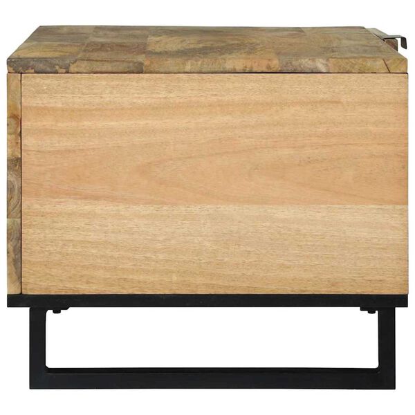 vidaXL Τραπεζάκι σαλονιού Καφέ 80 x 50 x 40 cm Μασίφ ξύλο μάνγκο