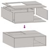 vidaXL Φωτιά Καφέ 100 x 100 x 30 cm Ατσάλι σκληρυθέν στον αέρα