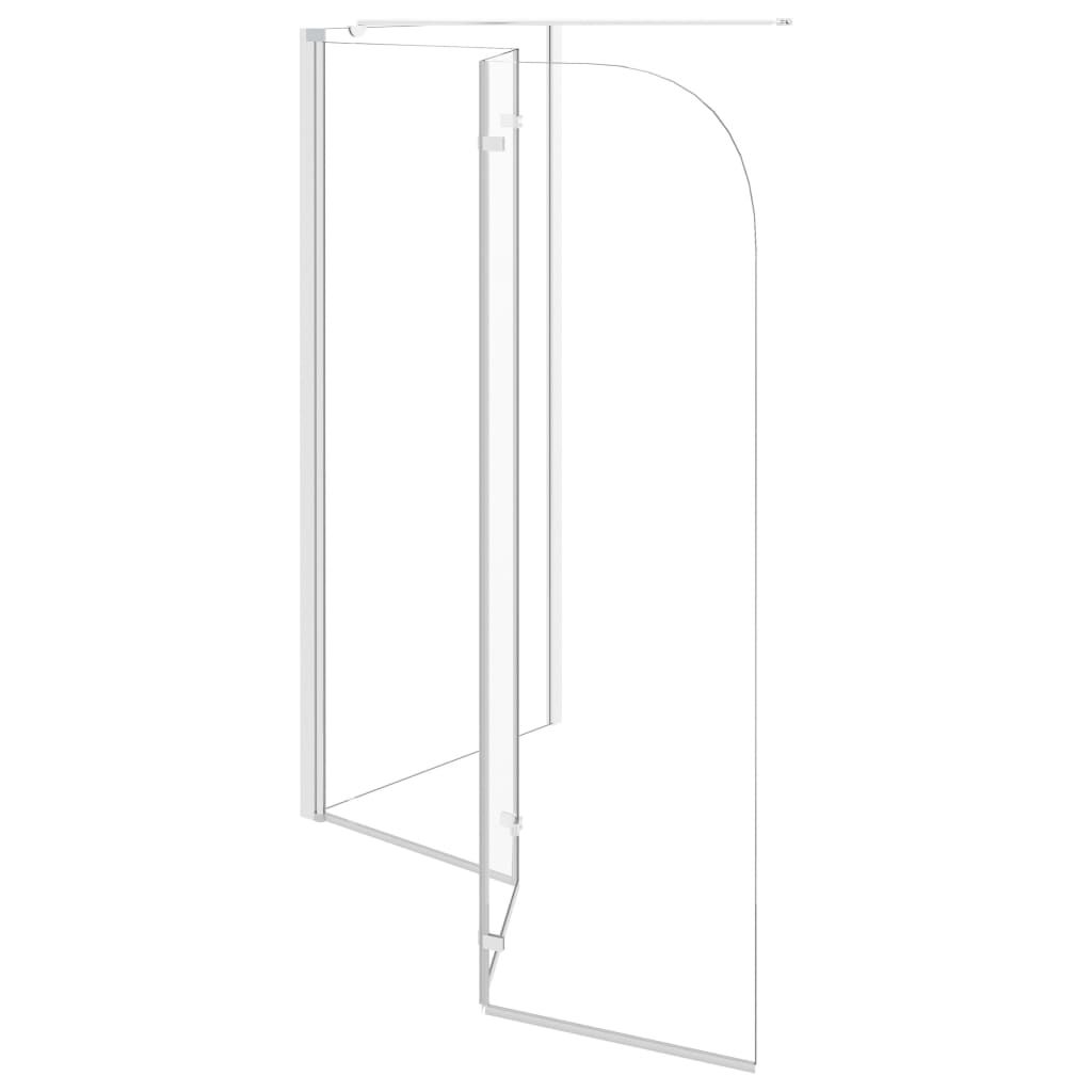 vidaXL Καμπίνα Μπανιέρας Διαφανής 120 x 69 x 130 εκ. Ψημένο Γυαλί