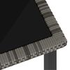 vidaXL Τραπεζαρία Κήπου Γκρι 180 x 70 x 73 εκ. από Συνθετικό Ρατάν