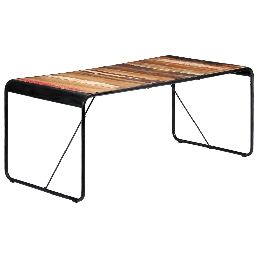 vidaXL Τραπεζαρία 180 x 90 x 76 εκ. από Μασίφ Ανακυκλωμένο Ξύλο