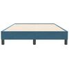 vidaXL Box Spring Κρεβάτι χωρίς στρώμα Σκούρο μπλε Βελούδινο