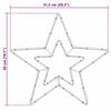 vidaXL Χριστουγεννιάτικο Αστέρι Ψυχρό Λευκό 51.5 x 50 x 0.65 εκ.