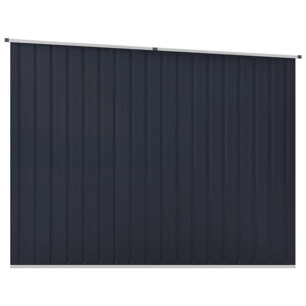 vidaXL Αποθήκη Κήπου Ανθρακί 195x198x159 εκ. από Γαλβανισμένο Ατσάλι