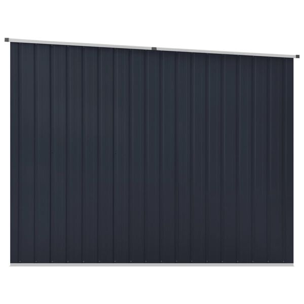 vidaXL Αποθήκη Κήπου Ανθρακί 195x198x159 εκ. από Γαλβανισμένο Ατσάλι