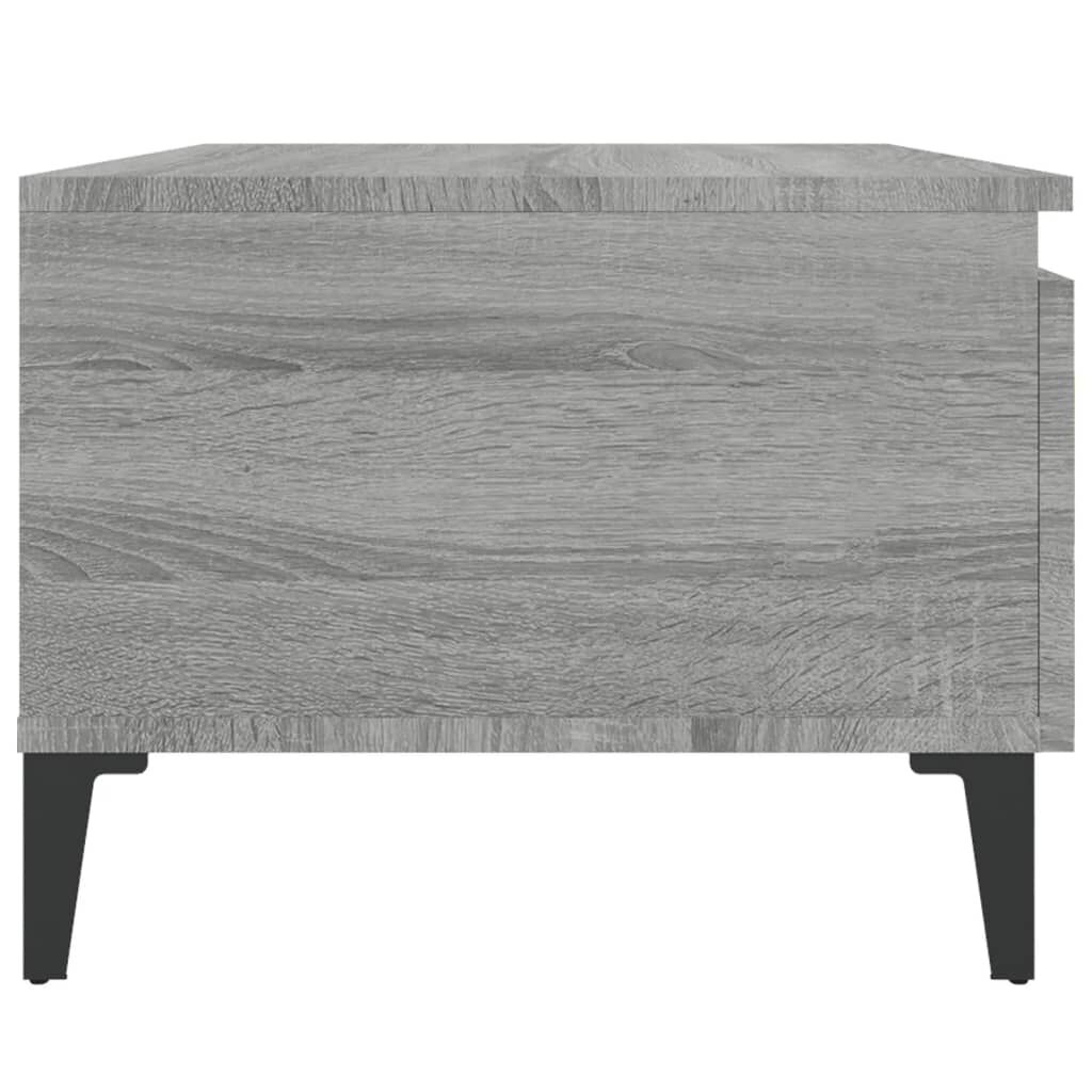 vidaXL Τραπέζι Βοηθητικό Γκρι Sonoma 50x46x35 εκ. Επεξεργασμένο Ξύλο