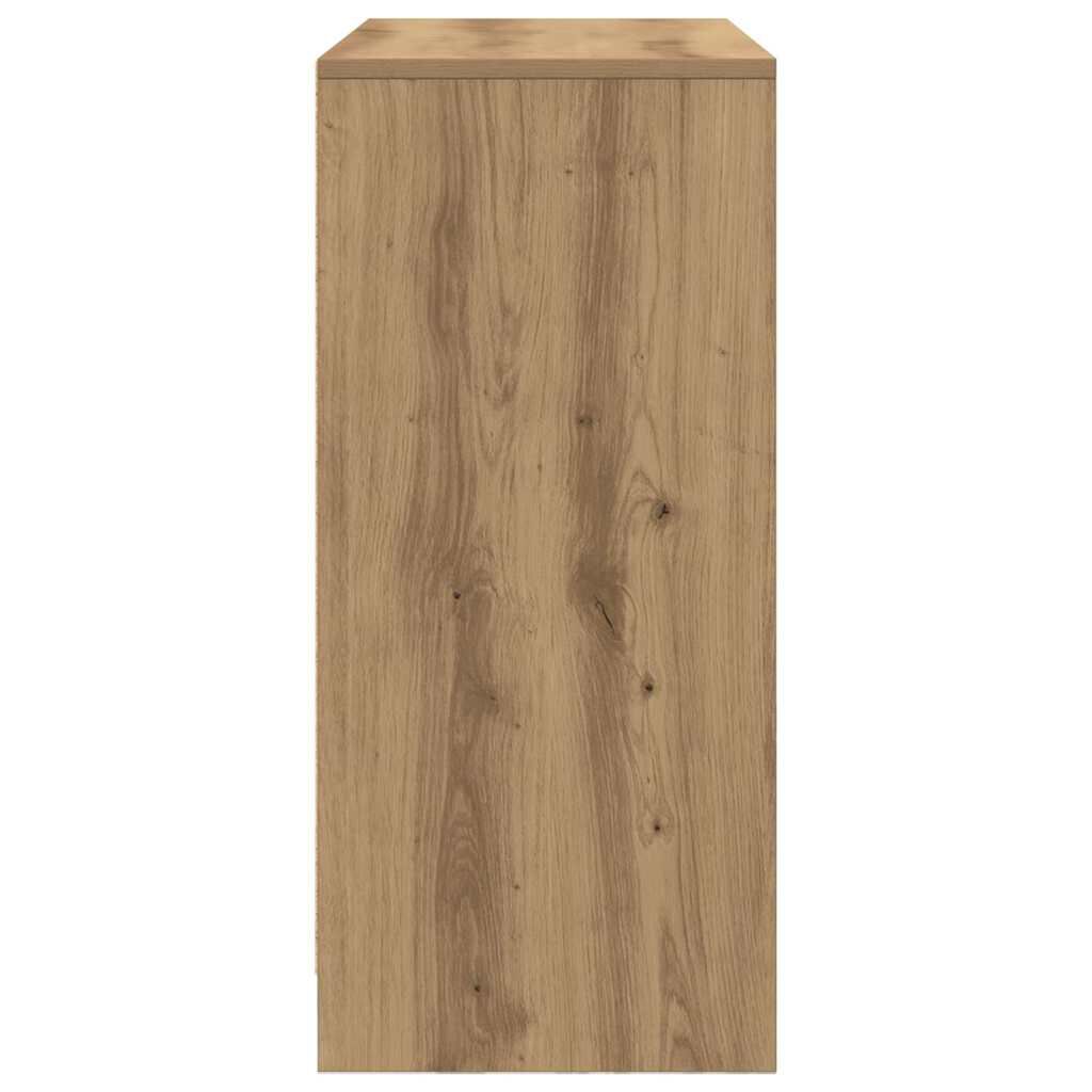 vidaXL Συρταριέρα με Συρτάρια Τεχνίτης Δρυς 80x34x76 εκ. Επεξ. Ξύλο