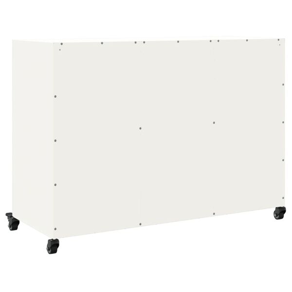 vidaXL Ντουλάπι Ροζ 100,5x39x72 εκ. από Χάλυβα