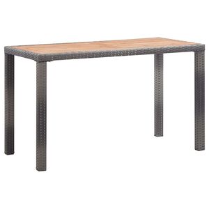 vidaXL &Tau;&rho;&alpha;&pi;έ&zeta;&iota; &Kappa;ή&pi;&omicron;&upsilon; &Alpha;&nu;&theta;&rho;&alpha;&kappa;ί/&Kappa;&alpha;&phi;έ 123x60x74 &epsilon;&kappa;. &alpha;&pi;ό &Mu;&alpha;&sigma;ί&phi; &Xi;ύ&lambda;&omicron; &Alpha;&kappa;&alpha;&kappa;ί&alpha;&sigmaf;