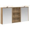 vidaXL &Sigma;&epsilon;&tau; &Nu;&tau;&omicron;&upsilon;&lambda;&alpha;&pi;&iota;ώ&nu; &Mu;&pi;ά&nu;&iota;&omicron;&upsilon; &mu;&epsilon; &rho;ά&phi;&iota; 3 pcs 126 x 16 x 62.5 &epsilon;&kappa;.