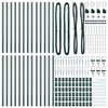 vidaXL Στύλος Περιφράξεων Άλλο 26 pcs Ασημί 3.2 x 3.2 x 120 εκ Ατσάλι