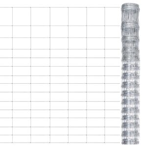 vidaXL Συρματόπλεγμα Περίφραξης Ασημί 50 x 1,6 μ. Γαλβανισμένο Ατσάλι
