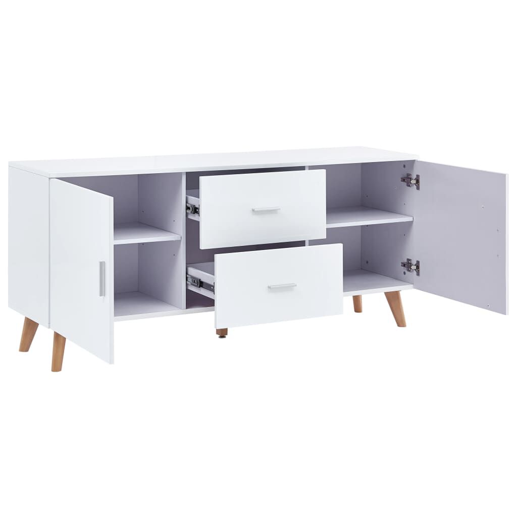 vidaXL Μπουφές Λευκός 160 x 40 x 70 εκ. από MDF