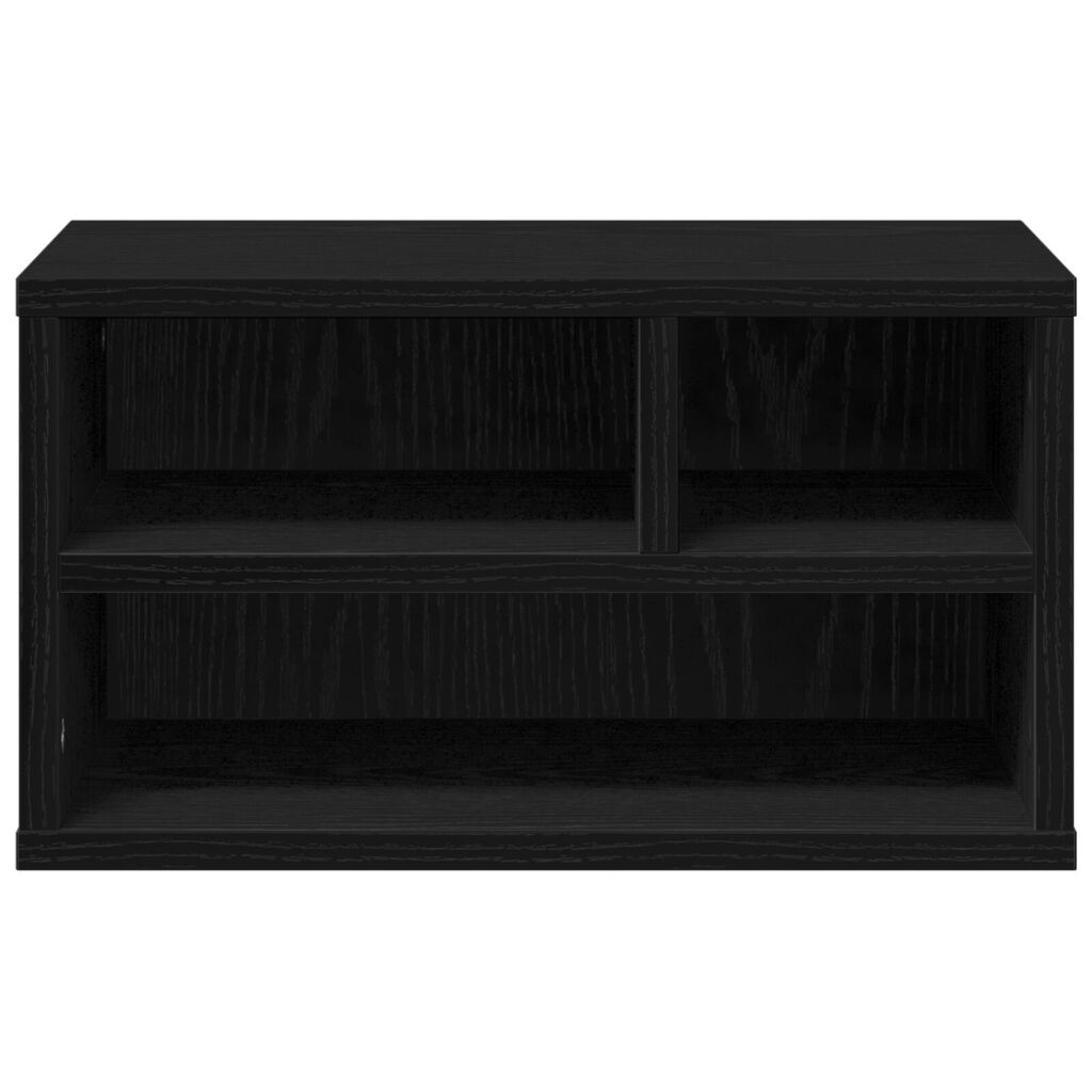 vidaXL Σταντ Εκτυπωτή Μαύρη Δρυς 40x32x22,5 cm Κατασκευασμένο Ξύλο