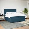vidaXL &Kappa;&rho;&epsilon;&beta;ά&tau;&iota; Boxspring &mu;&epsilon; &Sigma;&tau;&rho;ώ&mu;&alpha; &Mu;&pi;&lambda;&epsilon; 200x200 &epsilon;&kappa;. &Beta;&epsilon;&lambda;&omicron;ύ&delta;&iota;&nu;&omicron;