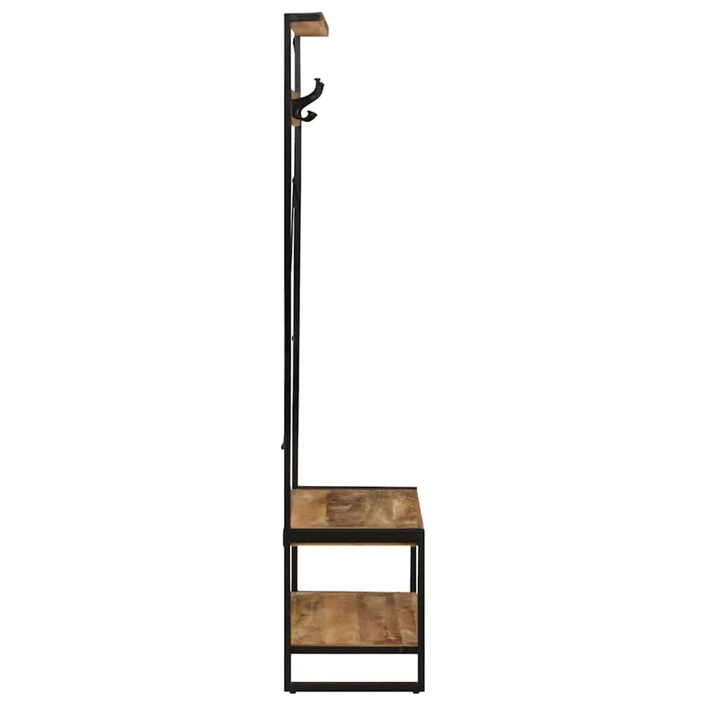 vidaXL Ράφι για ρούχα 80x40x190 cm Στερεό ακατέργαστο ξύλο Mango