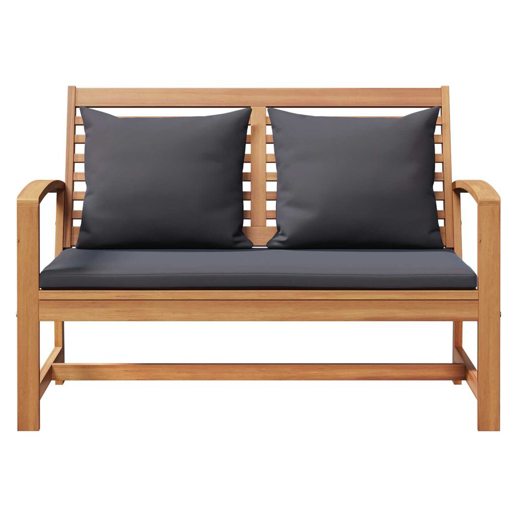 vidaXL Σετ Καναπέ Κήπου 2 pcs Καστανό Μασίφ ξύλο teak