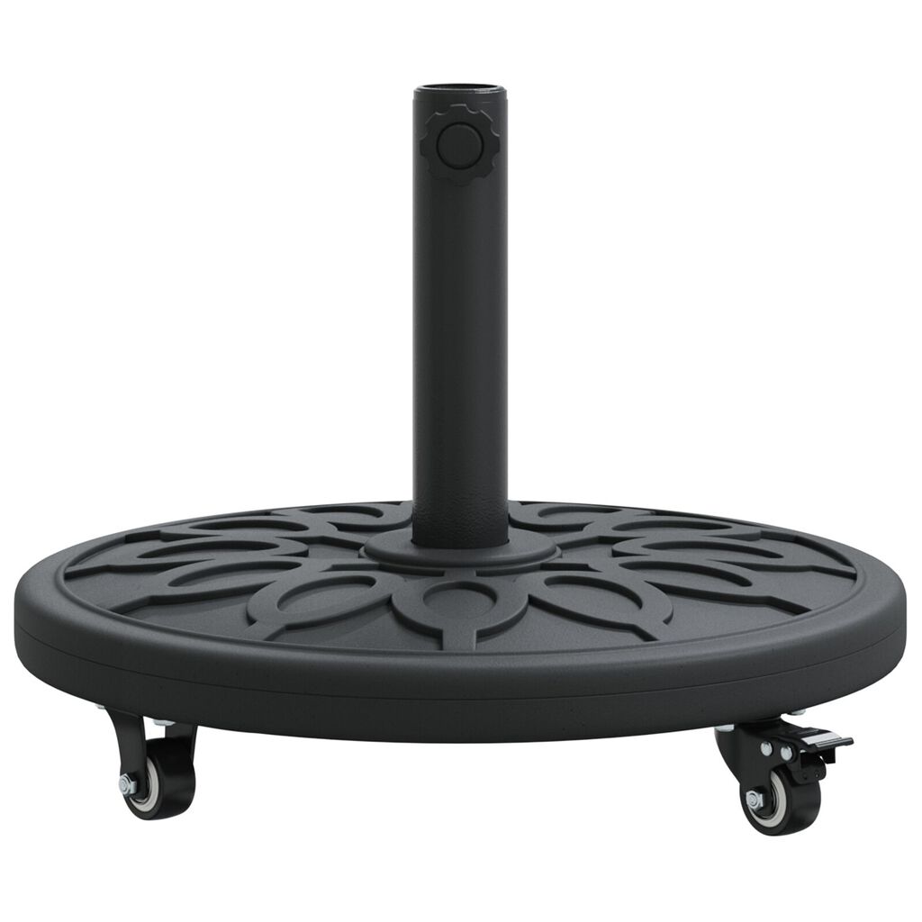 vidaXL Βάση Ομπρέλας με Ρόδες για Πόλους Ø38-48 mm 13 kg Στρογγυλή