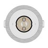 vidaXL Spotlights με προβολείς 6 pcs Ασημί 9 x 9 x cm Αλουμίνιο