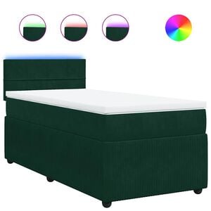 vidaXL &Kappa;&rho;&epsilon;&beta;ά&tau;&iota; Boxspring &mu;&epsilon; &Sigma;&tau;&rho;ώ&mu;&alpha; &Sigma;&kappa;&omicron;ύ&rho;&omicron; &Pi;&rho;ά&sigma;&iota;&nu;&omicron; 80x200 &epsilon;&kappa;. &Beta;&epsilon;&lambda;&omicron;ύ&delta;&iota;&nu;&omicron;