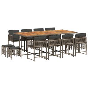 vidaXL &Tau;&rho;&alpha;&pi;&epsilon;&zeta;&alpha;&rho;ί&alpha; &Kappa;ή&pi;&omicron;&upsilon; 13 &Tau;&epsilon;&mu;&alpha;&chi;ί&omega;&nu; &Gamma;&kappa;&rho;&iota; &Sigma;&upsilon;&nu;&theta;&epsilon;&tau;&iota;&kappa;ό &Rho;&alpha;&tau;ά&nu; &mu;&epsilon; &Mu;&alpha;&xi;&iota;&lambda;ά&rho;&iota;&alpha;