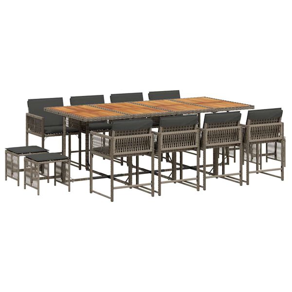 vidaXL &Tau;&rho;&alpha;&pi;&epsilon;&zeta;&alpha;&rho;ί&alpha; &Kappa;ή&pi;&omicron;&upsilon; 13 &Tau;&epsilon;&mu;&alpha;&chi;ί&omega;&nu; &Gamma;&kappa;&rho;&iota; &Sigma;&upsilon;&nu;&theta;&epsilon;&tau;&iota;&kappa;ό &Rho;&alpha;&tau;ά&nu; &mu;&epsilon; &Mu;&alpha;&xi;&iota;&lambda;ά&rho;&iota;&alpha;