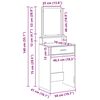 vidaXL Κομμό Υπνοδωματίου με συρτάρι Δρύς Sonoma 50 x 41 x 140 εκ.