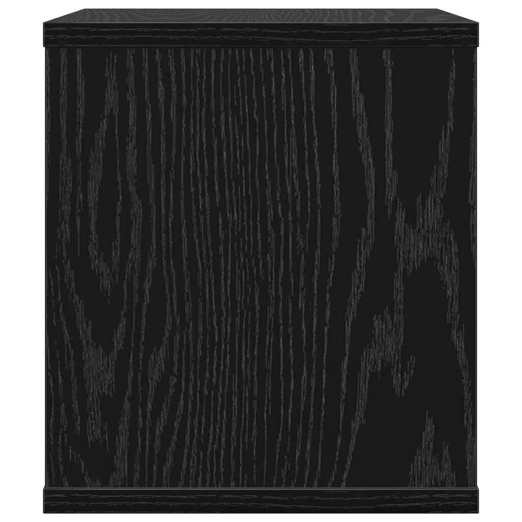 vidaXL Οργανωτής Γραφείου Μαύρη Δρυς 36x26x29.5 cm Επεξεργασμένο Ξύλο