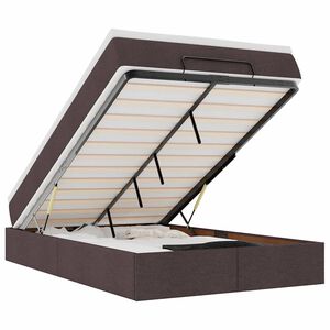 vidaXL Ottoman &Kappa;&rho;&epsilon;&beta;ά&tau;&iota; &mu;&epsilon; &Sigma;&tau;&rho;ώ&mu;&alpha; &Sigma;&kappa;&omicron;ύ&rho;&omicron; &Kappa;&alpha;&phi;έ 120x200cm Ύ&phi;&alpha;&sigma;&mu;&alpha;