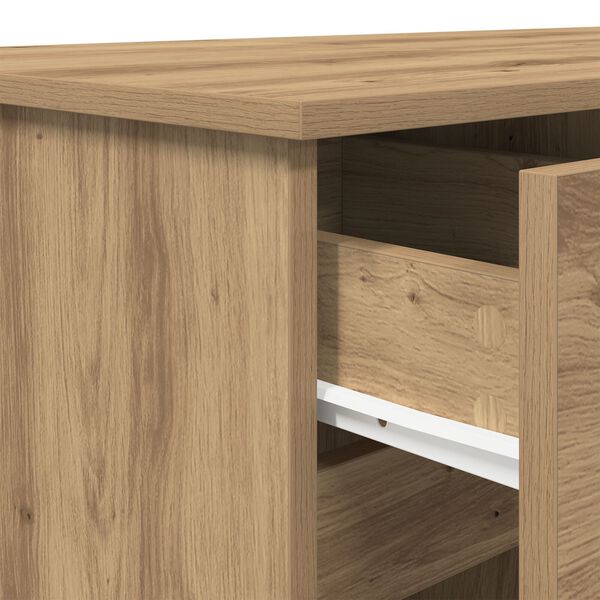 vidaXL Γραφείο Artisan Oak 140x49x76 εκ. Επεξεργασμένο ξύλο
