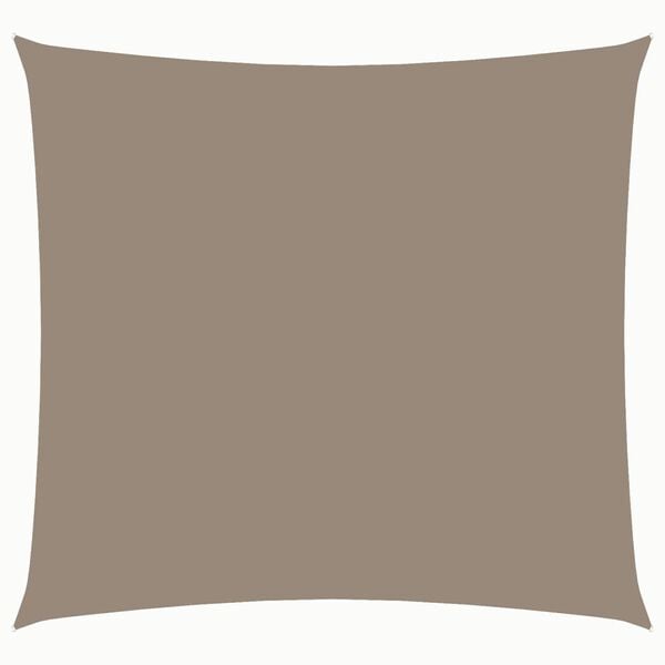 vidaXL Πανί Σκίασης Τετράγωνο Taupe 5 x 5 μ. από Ύφασμα Oxford