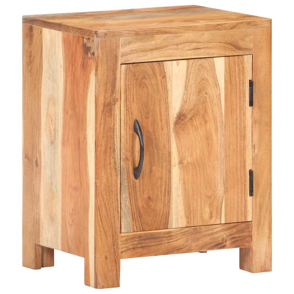 vidaXL Κομοδίνο 40 x 30 x 50 εκ. από Μασίφ Ξύλο Ακακίας