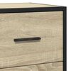 vidaXL Sideboard Sonoma Oak 68x35x76cm Κατασκευασμένο ξύλο και μέταλλο