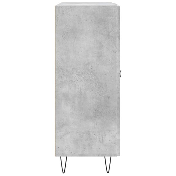 vidaXL Ντουλάπι Γκρι Σκυροδέματος 69,5x34x90 εκ. Επεξεργασμένο Ξύλο