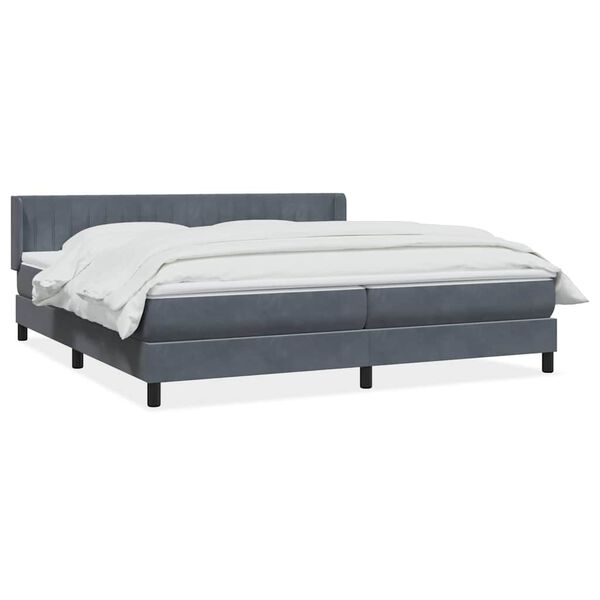 vidaXL Box Spring &Kappa;&rho;&epsilon;&beta;ά&tau;&iota; &mu;&epsilon; &sigma;&tau;&rho;ώ&mu;&alpha; &Sigma;&kappa;&omicron;ύ&rho;&omicron; &gamma;&kappa;&rho;&iota; 180x220 &epsilon;&kappa;. &Beta;&epsilon;&lambda;&omicron;ύ&delta;&iota;&nu;&omicron;