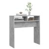 vidaXL Τραπεζάκι Κονσόλα Γκρι Σκυροδέματος 78x30x80 εκ. Επεξ. Ξύλο
