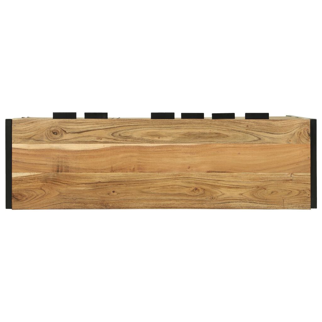 vidaXL Πλευρικός Ντούλαπας 100x30x75 cm Μασίφ Ξύλο Ακακίας