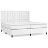 vidaXL &Kappa;&rho;&epsilon;&beta;ά&tau;&iota; Boxspring &mu;&epsilon; &Sigma;&tau;&rho;ώ&mu;&alpha; &Lambda;&epsilon;&upsilon;&kappa;ό 200x200 &epsilon;&kappa;. &Sigma;&upsilon;&nu;&theta;&epsilon;&tau;&iota;&kappa;ό &Delta;έ&rho;&mu;&alpha;