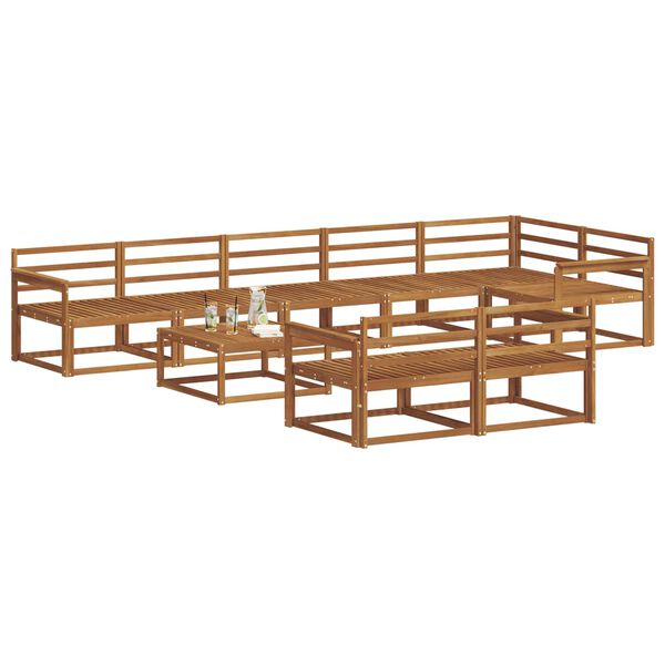 vidaXL &Sigma;&epsilon;&iota;&rho;ά &Kappa;&alpha;&nu;&alpha;&pi;έ &Epsilon;&xi;&omega;&tau;&epsilon;&rho;&iota;&kappa;&omicron;ύ 9 pcs &Phi;&upsilon;&sigma;&iota;&kappa;ό &Sigma;&tau;&epsilon;&rho;&epsilon;ό &Xi;ύ&lambda;&omicron; &Alpha;&kappa;&alpha;&kappa;ί&alpha;&sigmaf;