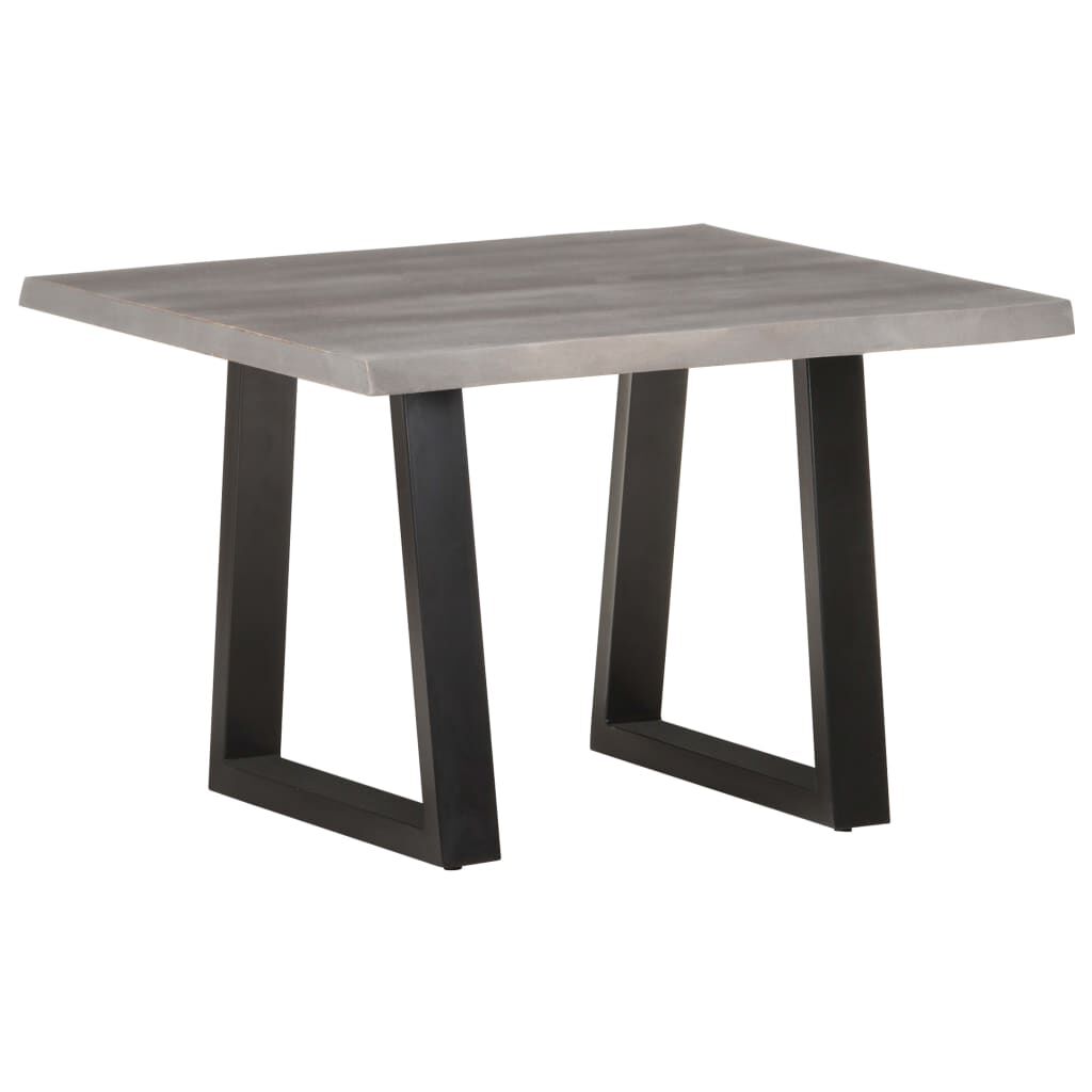 vidaXL Τραπεζάκι Σαλονιού Live Edge 60x60x40 εκ. Μασίφ Ξύλο Ακακίας