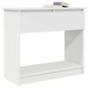 vidaXL Τραπέζι κονσόλας με συρτάρια Λευκό 85,5x38,5x74,5 cm