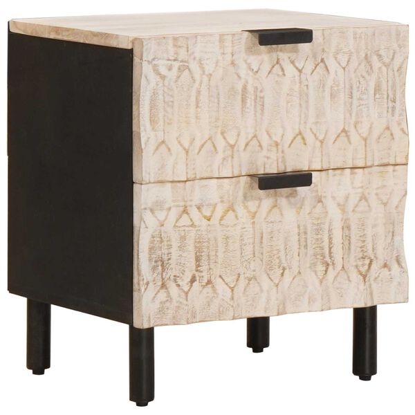 vidaXL &Kappa;&omicron;&mu;&omicron;&delta;ί&nu;&omicron; 2 pcs &Lambda;&epsilon;&upsilon;&kappa;ό 40 x 33 x 46 &epsilon;&kappa;. &Sigma;&tau;&epsilon;&rho;&epsilon;ό &xi;ύ&lambda;&omicron; &mu;ά&nu;&gamma;&kappa;&omicron;